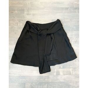 Dry Goods Le Lis black satin skirt